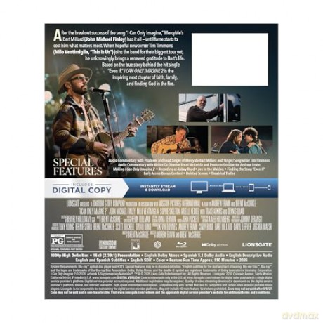 I Can Only Imagine 2 [Blu-Ray]