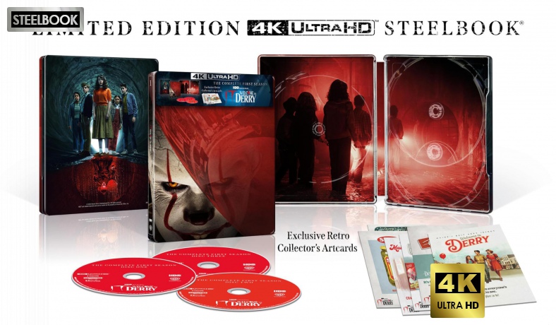IT: Welcome to Derry: The Complete First Season (To: Witajcie w Derry) (steelbook) [3xBlu-Ray 4K]
