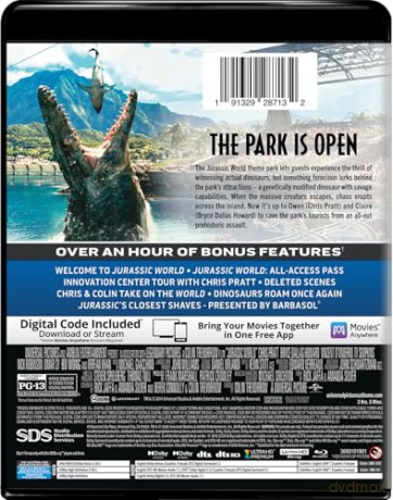 Jurassic World [Blu-Ray]