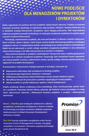 Nowe spojrzenie na zarządzanie projektami [KSIĄŻKA]