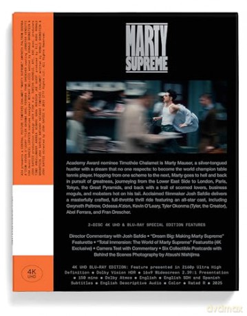 Marty Supreme (Wielki Marty) [Blu-Ray 4K]+[Blu-Ray]