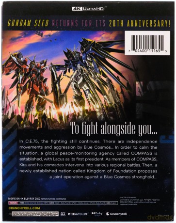 Mobile Suit Gundam Seed Freedom [Blu-Ray 4K]
