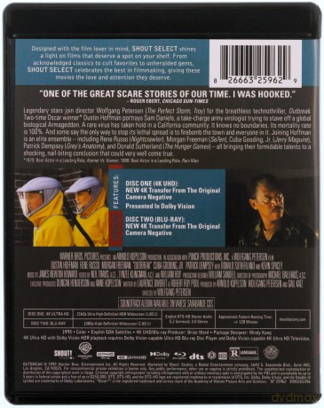 Outbreak (Epidemia) [Blu-Ray 4K]+[Blu-Ray]