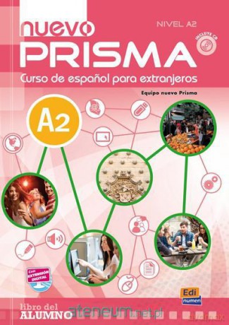 Nuevo Prisma nivel A2 podręcznik EDI-NUMEN [KSIĄŻKA]+[CD]