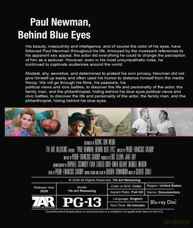 Paul Newman, Behind Blue Eyes [Blu-Ray]
