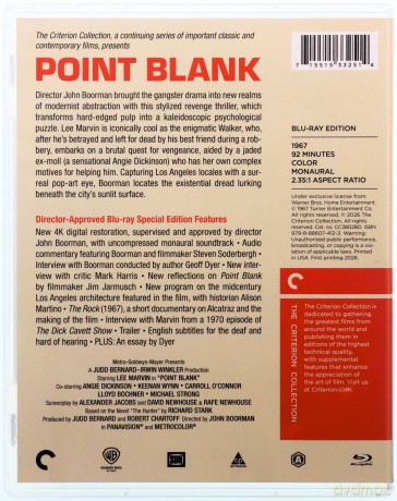 Point Blank (Zbieg z Alcatraz) (The Criterion Collection) [Blu-Ray]