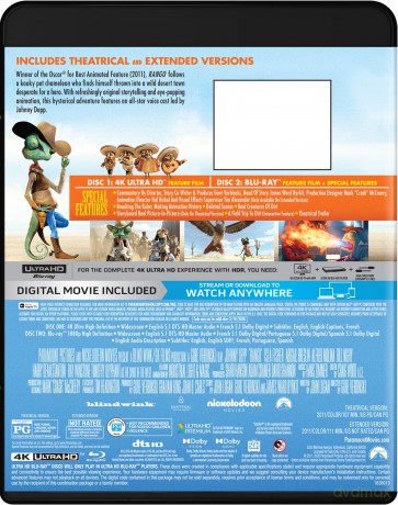 Rango [Blu-Ray]