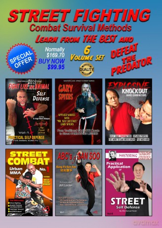 STREET FIGHTING Special (6 Volume Set) Combat Survival Methods [DVD]