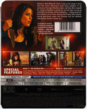 Scream 4 (Krzyk 4) [Blu-Ray 4K]+[Blu-Ray]
