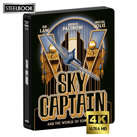 Sky Captain and the World of Tomorrow (Sky Kapitan i świat jutra) (steelbook) [Blu-Ray 4K]+[Blu-Ray]