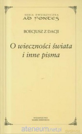 O wieczności świata i inne pisma [KSIĄŻKA]