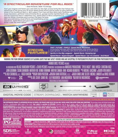 Speed Racer [Blu-Ray 4K]
