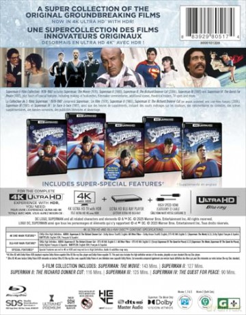 Superman 5- Film Collection; 1978-1987 [Blu-Ray]