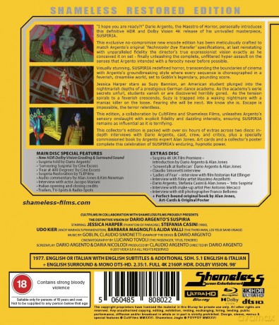 Suspiria (Odgłosy) [Blu-Ray 4K]