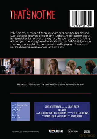 That's Not Me [DVD]