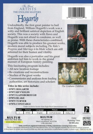 The English Masters: Hogarth [DVD]