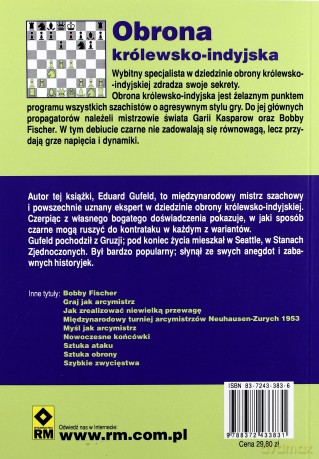 Obrona Królewsko Indyjska. Szachy [KSIĄŻKA]
