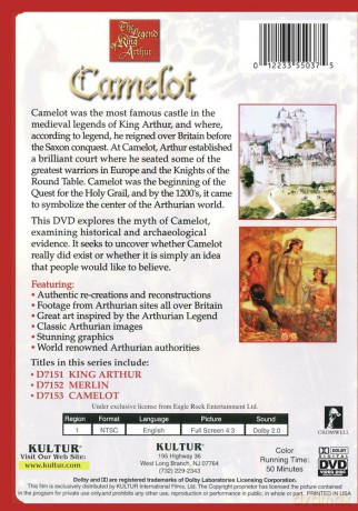 The Legend Of King Arthur: Camelot [DVD]
