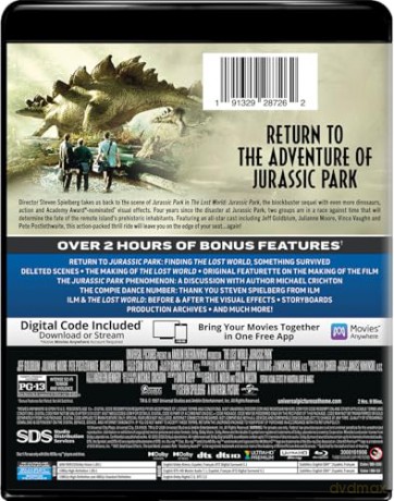 The Lost World: Jurassic Park (Zaginiony świat: Jurassic Park) [Blu-Ray 4K]+[Blu-Ray]