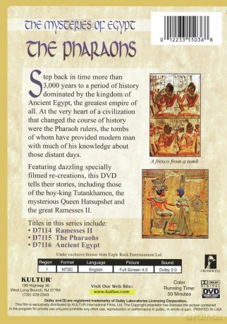 The Mysteries Of Egypt: The Pharaohs [DVD]