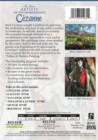 The Post-Impressionists: Cezanne [DVD]