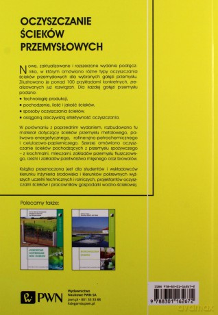 Oczyszczanie ścieków przemysłowych [KSIĄŻKA]
