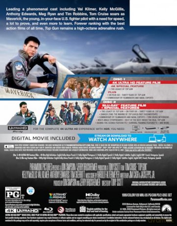 Top Gun (steelbook) [Blu-Ray 4K]+[Blu-Ray]