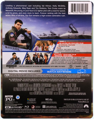 Top Gun (steelbook) [Blu-Ray 4K]+[Blu-Ray]