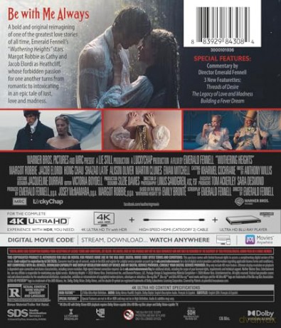 Wuthering Heights [Blu-Ray 4K]