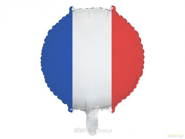Balon foliowy Flaga Francji 35 cm