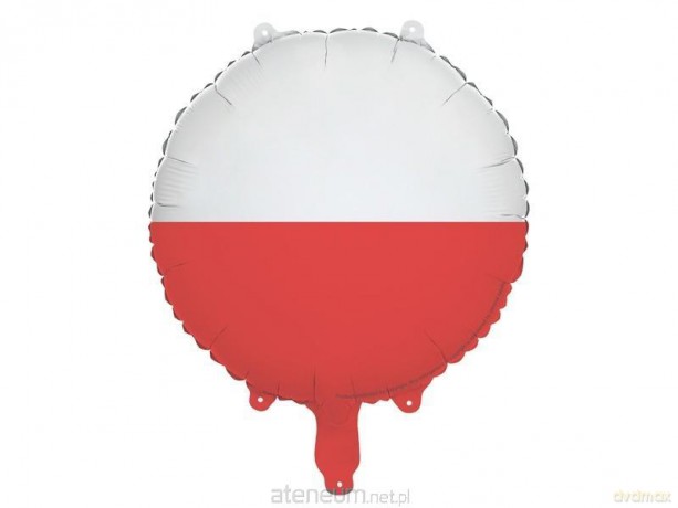Balon foliowy Flaga Polski 35 cm