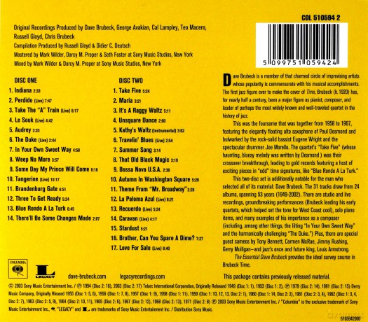 Dave Brubeck: The Essential Dave Brubeck [2CD]