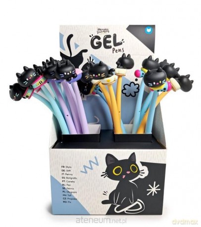 Cienkopis Lucky the Black Cat (30szt)
