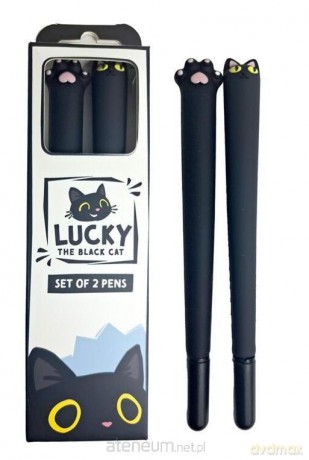 Cienkopisy Lucky the Black Cat 2szt