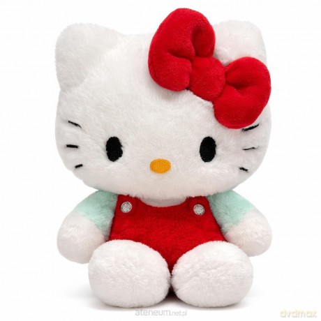 Hello Kitty Fluffy Hello Kitty Czerwona 18 cm