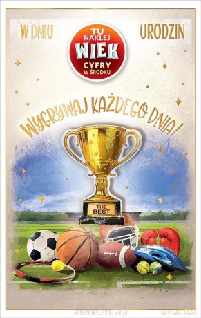 Kartka okolicznościowa Urodziny (wymienne cyfry)