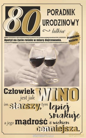 Kartka okolicznościowa Urodziny 80