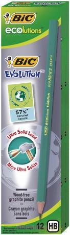 Ołówek Evolution Eco bez gumki (12 szt) BIC