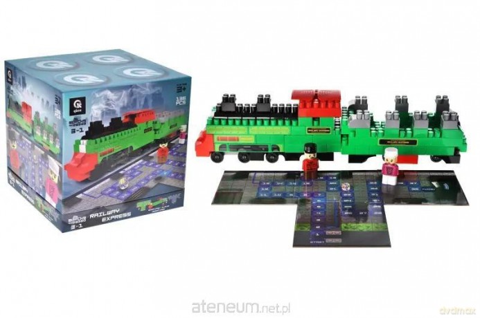 Klocki konstrukcyjne Blocks&Steps Kolejowy ekspres [KLOCKI]