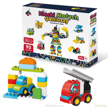 Klocki małych geniuszy robot maxi 93el [KLOCKI]