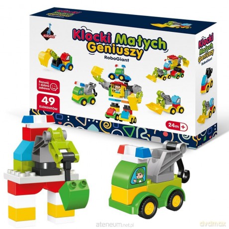 Klocki małych geniuszy roboty 49el [KLOCKI]