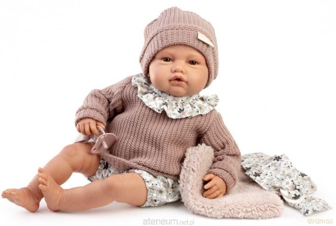 Kolekcjonerska lalka hiszpańska Reborn Baby 50 cm