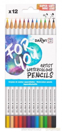 Kredki akwarelowe 12 kolorów