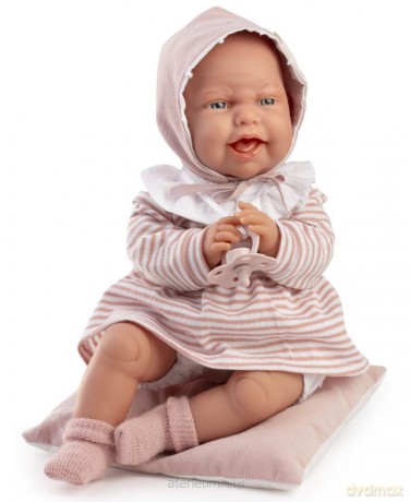 Lalka hiszpańska Clara gaworząca z poduszką 34 cm