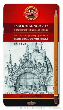 Ołówek grafitowy 1502/II 8B-2H (12szt)