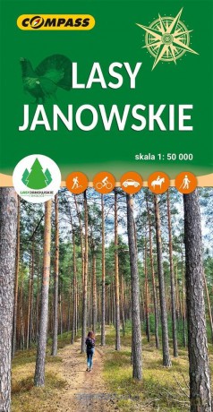 Mapa - Lasy Janowskie