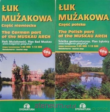 Mapa - Łuk Mużakowa cz. polska i niemiecka