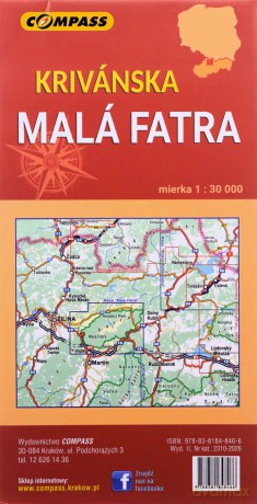 Mapa - Mała Fatra