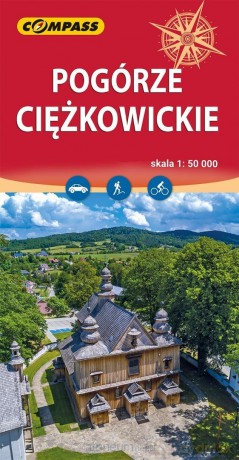 Mapa - Pogórze Ciężkowickie