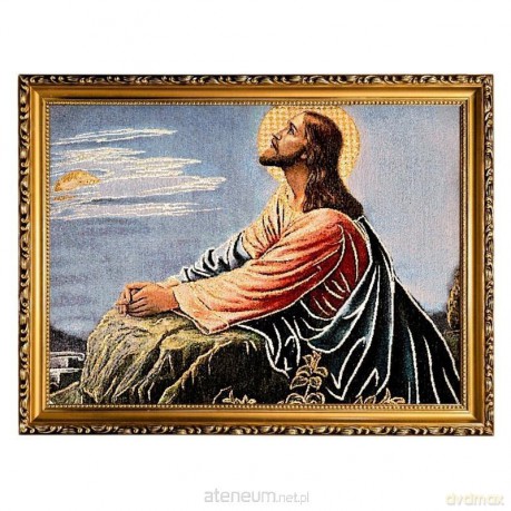 Obraz Haftowany Jezus w Ogrójcu 42/32 cm